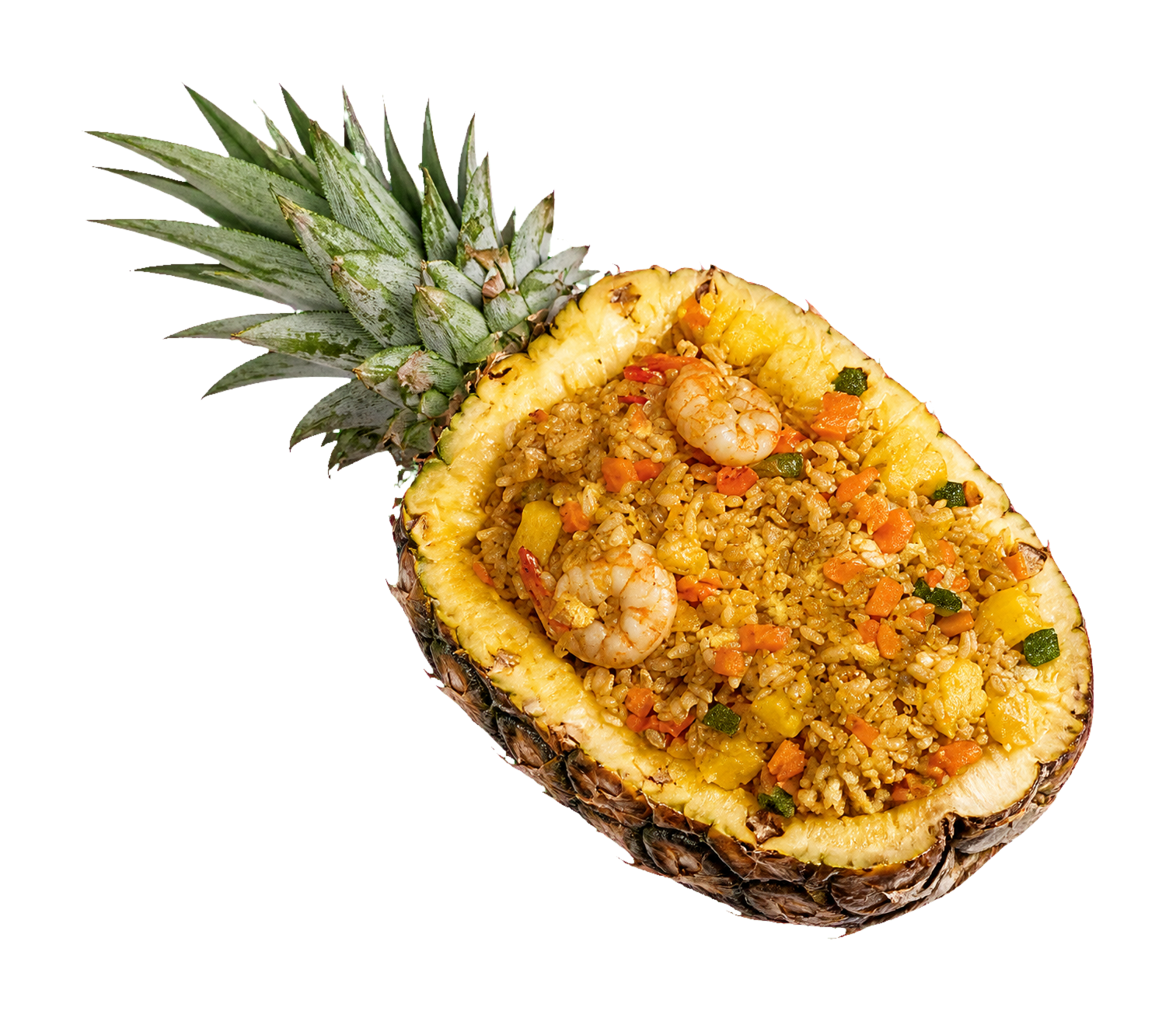 Riso ananas e curry